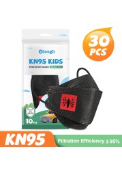 أقنعة أطفال ffp2 kn95 mascarillas fpp2 niños negra mascaras infantil descartaفيل ffp2 قناع أسود للأطفال kn95 معتمدة