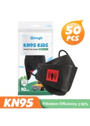 أقنعة أطفال ffp2 kn95 mascarillas fpp2 niños negra mascaras infantil descartaفيل ffp2 قناع أسود للأطفال kn95 معتمدة