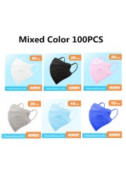 FFP2mask Kids 6-9 Elderly KN95 Mascarilla FPP2 Homologada Infantil 4 Layers Multicolored FFP2 Children Face Mask Boy Girl Mask Enfant