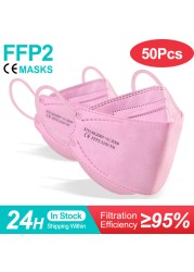 ffp2masque mascarilla fpp2 certified korean respirator industrial mask KN95 reusable ffpp2 fish mask