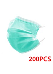 Disposable Children's Colorful Face Masks Child Birthday Mask 3 Layer Nonwoven Protective Mouth Mask Kids mascarillas niños