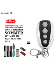 Somer 4020 TX03-868-4 Replacement Garage Gate Remote Control 868.8MHz Rolling