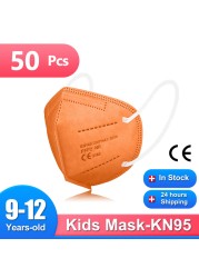 9-12 años ffp2mascarilla KN95 الاطفال قناع يمكن إعادة استخدامها واقية الأطفال قناع CE fpp2 masque enfant mascarilla fpp2 homology ada niños