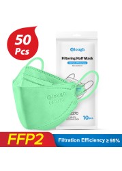 ffp2 color mask ffp2 mascara kn95 negra mascarilla certification kn95 black mask reusable disposable protective mask ffp2 fish mask