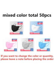 3d face mask mascarilla fpp2 homology ada colores mascara kn95 certified mascarilla fpp2 masks health safety mask