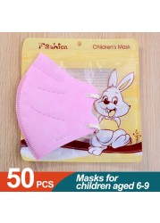 قناع FFP2 للأطفال بعمر 6-9 أعوام ffp2 mascarillas niños KN95 masque enfant قناع وجه للأطفال mascarilla fpp2 homology ada ffp2fan fp3