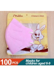 قناع FFP2 للأطفال بعمر 6-9 أعوام ffp2 mascarillas niños KN95 masque enfant قناع وجه للأطفال mascarilla fpp2 homology ada ffp2fan fp3