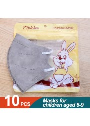 قناع FFP2 للأطفال بعمر 6-9 أعوام ffp2 mascarillas niños KN95 masque enfant قناع وجه للأطفال mascarilla fpp2 homology ada ffp2fan fp3