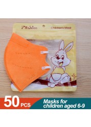 قناع FFP2 للأطفال بعمر 6-9 أعوام ffp2 mascarillas niños KN95 masque enfant قناع وجه للأطفال mascarilla fpp2 homology ada ffp2fan fp3