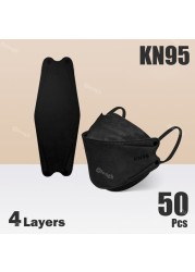 أقنعة ffp2 kn95 mascarillas fpp2 قناع السمك fpp2 وافق صحية التنفس الفم ffp2fan kn 95 قناع وجه واقي