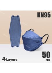 أقنعة ffp2 kn95 mascarillas fpp2 قناع السمك fpp2 وافق صحية التنفس الفم ffp2fan kn 95 قناع وجه واقي