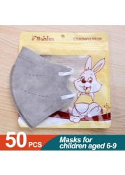 10/20/50 قطعة ffp2mask niños 6-9old قناع للأطفال kn95 mascarillas niños ce قابل للغسل الاطفال ffp2reutilizable fpp2 infantil أقنعة