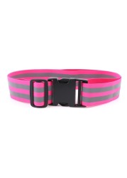 Safety Reflective Belt Elastic Band Waist Protection Reflective Night Running Safety Belt For Running Cycling Walking