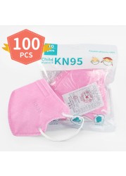 2022 New Kids FFP2 KN95 Mask for 3-10 Years Old Kids Thicker Cute 5 Layer Mask Reusable Breathing Mouth Mask Anti-Fog