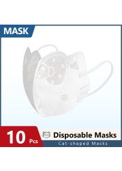 New Fashion Cat Face Mask Disposable Face Mask Mouth Mask Gay Mascara Mask Safe Breathable