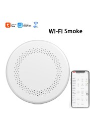 Home Security Products Personal Alarm 6pcs-kit Wifi Smoke Gas Detector Thermometer Motion Monitoring Door Friction Sensor