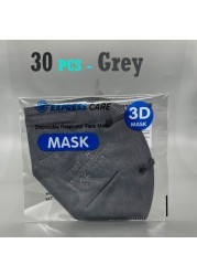 FFP2MAS Black, FPP2 Respiratory Mask Homolokada Approved Respiratory Mask FFP 2 KN95 Face Mouth Masks ffp2reuse zable FFPP2