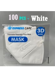 FFP2MAS Black, FPP2 Respiratory Mask Homolokada Approved Respiratory Mask FFP 2 KN95 Face Mouth Masks ffp2reuse zable FFPP2