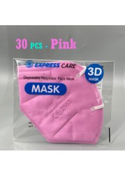 FFP2MAS Black, FPP2 Respiratory Mask Homolokada Approved Respiratory Mask FFP 2 KN95 Face Mouth Masks ffp2reuse zable FFPP2