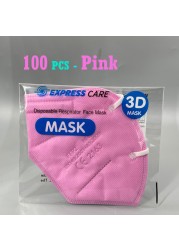 FFP2MAS Black, FPP2 Respiratory Mask Homolokada Approved Respiratory Mask FFP 2 KN95 Face Mouth Masks ffp2reuse zable FFPP2