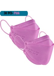 10-100 قطعة أقنعة الكبار ffp2 شهادة إسبانيا Mascarillas fpp2 وافق Masque kn95 أقنعة واقية الفم Masken CE fp2