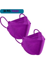 10-100 قطعة أقنعة الكبار ffp2 شهادة إسبانيا Mascarillas fpp2 وافق Masque kn95 أقنعة واقية الفم Masken CE fp2