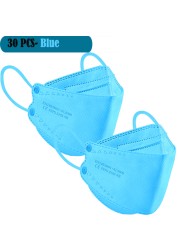 10-100 قطعة أقنعة الكبار ffp2 شهادة إسبانيا Mascarillas fpp2 وافق Masque kn95 أقنعة واقية الفم Masken CE fp2