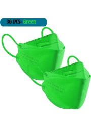 10-100 قطعة أقنعة الكبار ffp2 شهادة إسبانيا Mascarillas fpp2 وافق Masque kn95 أقنعة واقية الفم Masken CE fp2