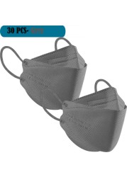 10-100 قطعة أقنعة الكبار ffp2 شهادة إسبانيا Mascarillas fpp2 وافق Masque kn95 أقنعة واقية الفم Masken CE fp2