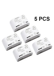 5pcs Smart Garage Door Opener Wireless Auto Open WIFI Relay Controller RF433MHz Tuya APP Remote Control Alexa Google Home