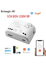 Smart Garage Door Opener Wireless Auto Open WiFi Relay SmartLife Controller Tuya APP Remote Control Alexa Google Home