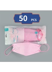 KN95 FFP2 Adult Fish Style Masks 4 Layers Anti Dust FFP2 Masks Reusable Masks ffp2 Mask KN95 FPP2 FFP2