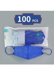 KN95 FFP2 Adult Fish Style Masks 4 Layers Anti Dust FFP2 Masks Reusable Masks ffp2 Mask KN95 FPP2 FFP2