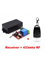 1 CH 12V - 24V AC DC Wireless Remote Control Receiver + 1pc 1527 Remote Learning Code