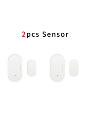 Tuya Zigbee Door and Window Magnetic Sensor Wireless Connection Smart Home Wireless Door Detector Magnetic Automation Door