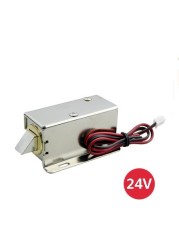 12V 0.8A Electronic Small Cabinet Lock Long Time Power Inclined Spring Bolt Solenoid Drawer Latch