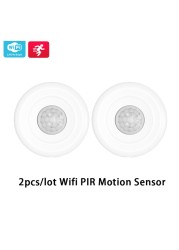 WiFi Smart PIR Motion Sensor 360 Degree All Round Wireless Detection Infrared Detector Home Security Tuya Remote Control Thief