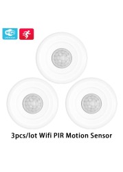 WiFi Smart PIR Motion Sensor 360 Degree All Round Wireless Detection Infrared Detector Home Security Tuya Remote Control Thief