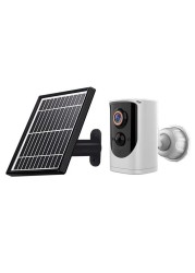 1080P Wifi Battery Camera Free Cloud Service Solar IP Camera Wireless Security Video Surveillance Camera Rechargeable Camera