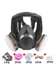 Protection 3/15/17 in 1 Safety Respirator Gas Mask Same For 6800 Gas Mask Painting Spraying Full Face Face Respirator