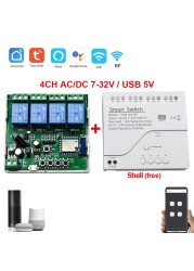 Tuya Smart Life Garage Door Opener Wireless Controller WiFi Switch AC/DC 12V 24V 110V 220V Alexa Echo Google Home DIY Smart Home