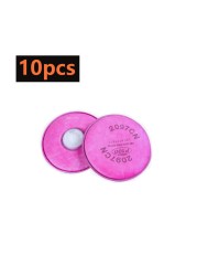 10pcs 2091/2097 P100 Filter Cotton Anti-fiberglass Particulate Dust Cover Particle Dust Cover for 6200 6800 7502 Series Mask