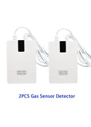 Security Protection Firefighter Carbon Alarm Monoxide Detector CO Sensor Home Gas Analyzer CH4 Butane Propane Gas Detector With EU Plug