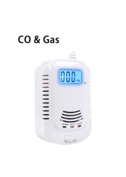 Security Protection Firefighter Carbon Alarm Monoxide Detector CO Sensor Home Gas Analyzer CH4 Butane Propane Gas Detector With EU Plug