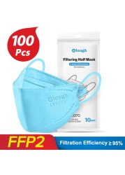 قناع الوجه fpp2 من mascarillas قناع الجهاز التنفسي fpp2 المعتمد kn95 CE جهاز التنفس ffp2fan mascherine ffp2 قابل لإعادة الاستخدام ffp3 maske