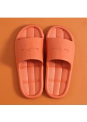 Female Home Slippers Summer Women Thick Platform Slides Women's Sandals Flip Flops Beach Sandal Mule Anti-slip Slippers for Men