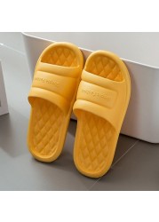 Female Home Slippers Summer Women Thick Platform Slides Women's Sandals Flip Flops Beach Sandal Mule Anti-slip Slippers for Men