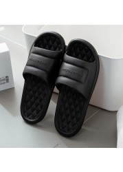 Female Home Slippers Summer Women Thick Platform Slides Women's Sandals Flip Flops Beach Sandal Mule Anti-slip Slippers for Men