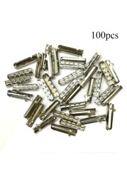 100pcs/set Shoelace Head aglet DIY Shoelaces Repair Tips Lace Shoe Lace Replacement End Shoes Rope Head Rope Cip Tail Clasp Bullet