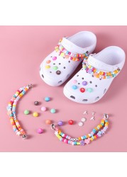 1 Set JIBZ Crocs Charms Designer Luxury Croc Charms for Girls Flower Shoes Rhinestone Accessories Anime Crocs Decoration New